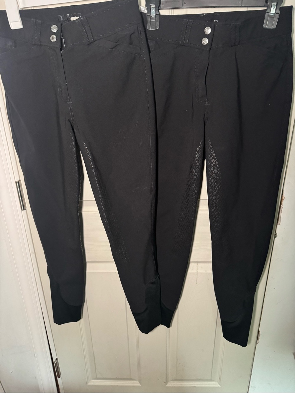 Dover Saddlery Breeches Women 28 Black Excellent Full Seat Riding Pants Lot of 2